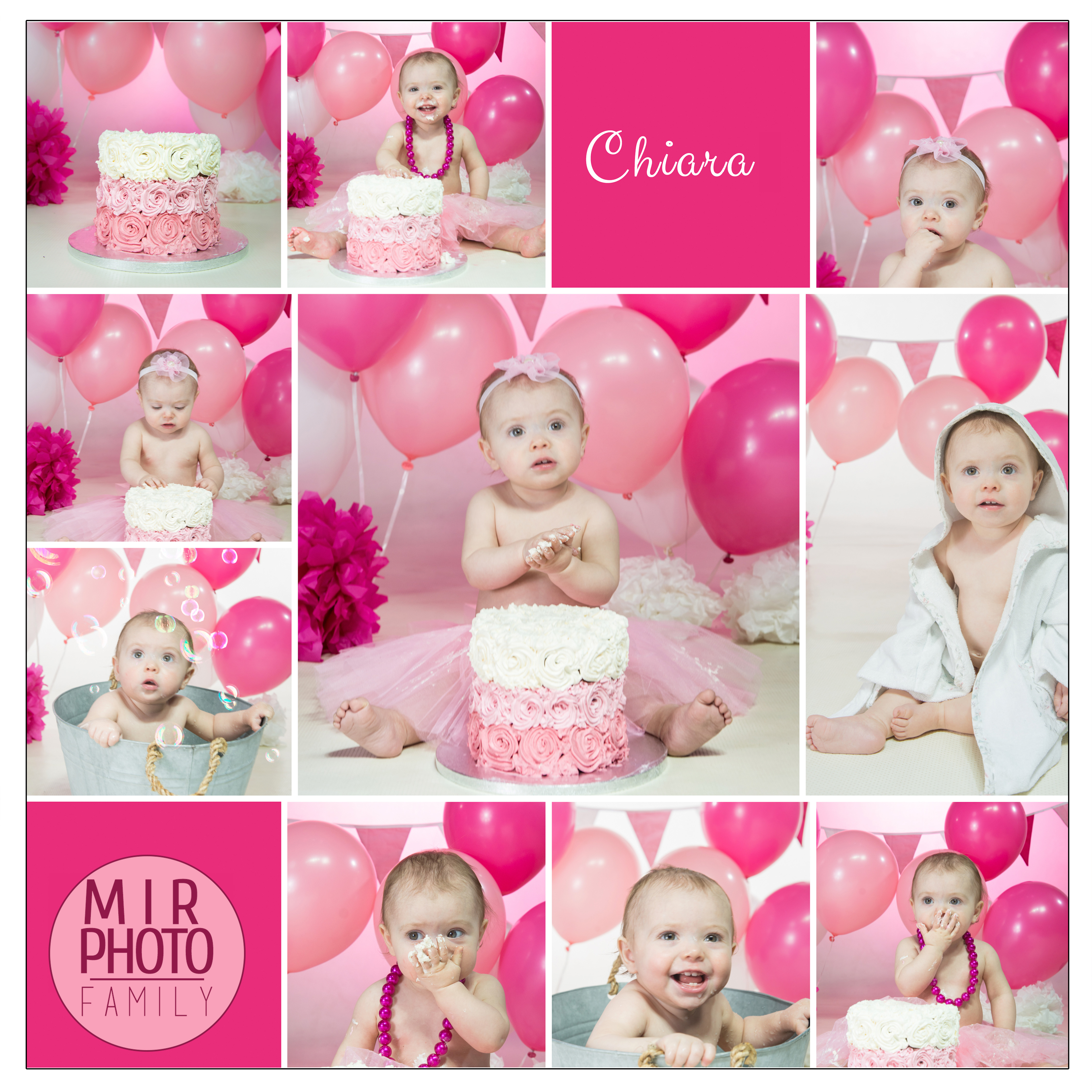 Cake smash en Studio