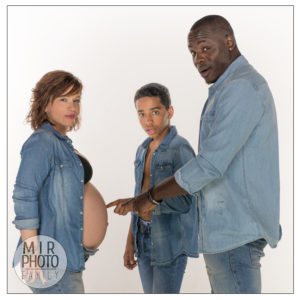 Shooting photo future maman en famille