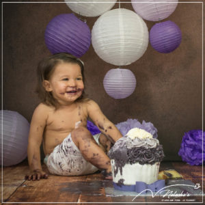 Smash the cake en studio photo dans le Val de Marne
