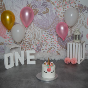 Smash the cake - licorne