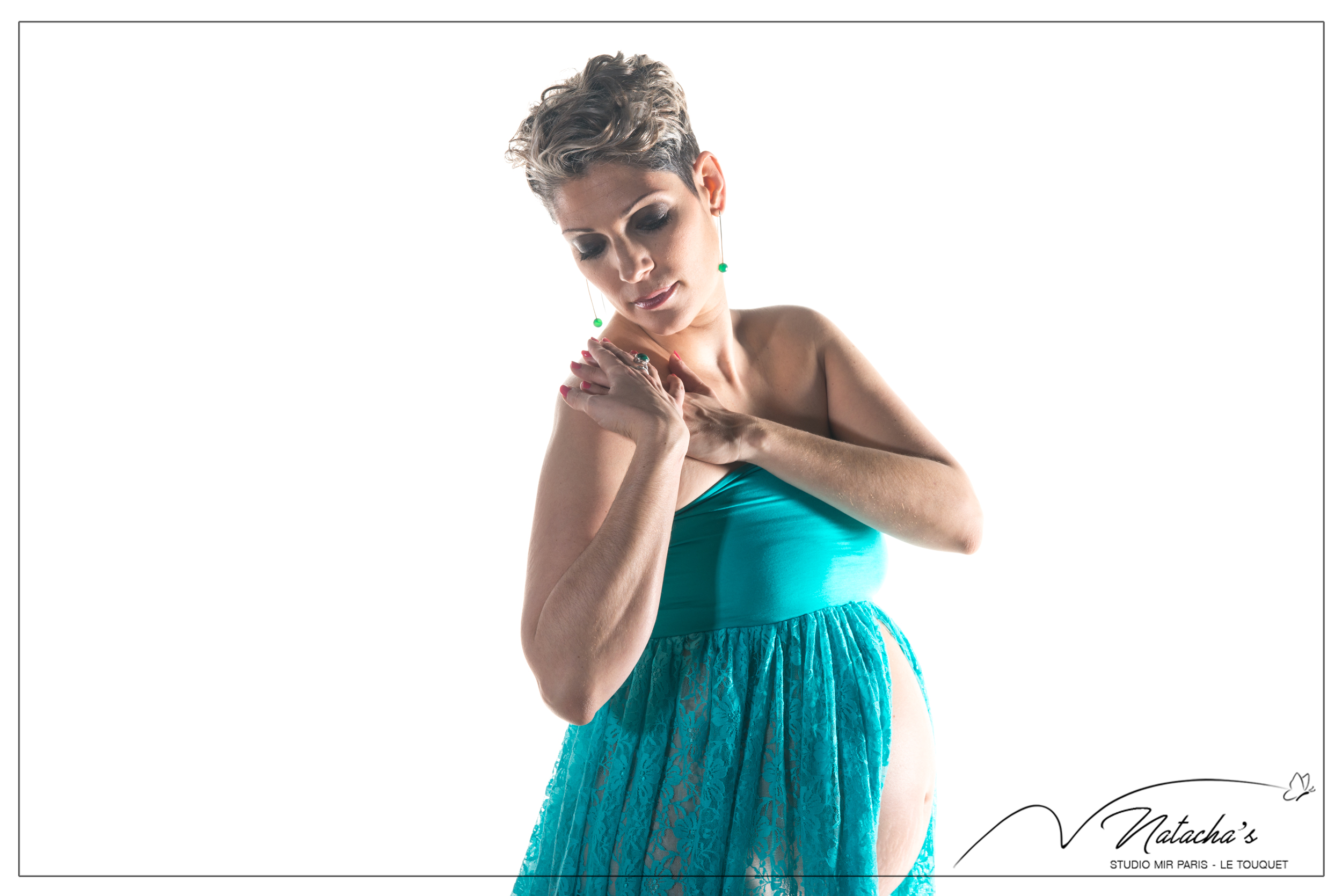 Shooting grossesse en studio dans le Val de Marne