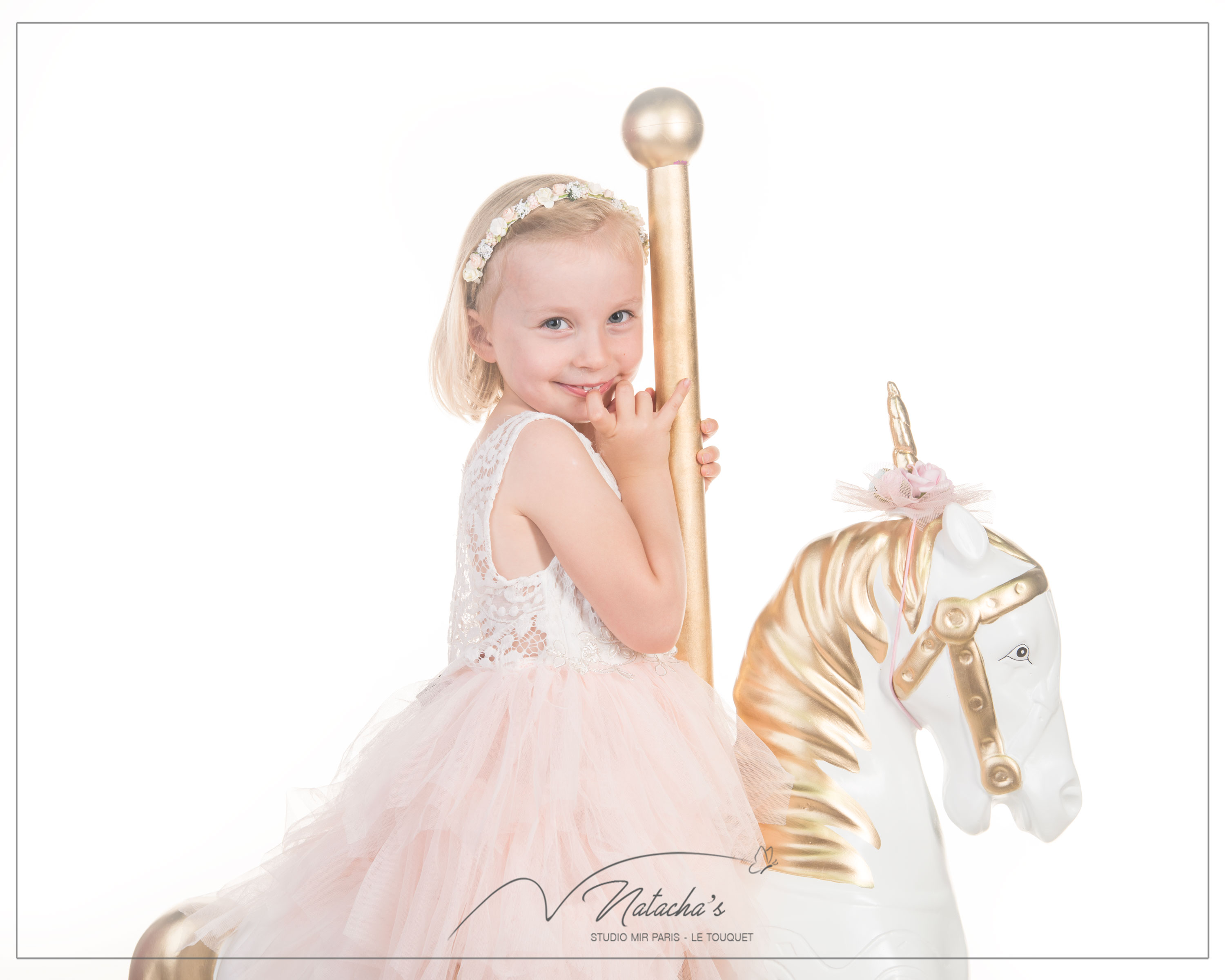 Shooting jolie licorne en Studio