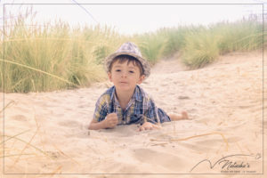 Shooting sur la plage du Touquet Paris Plage pour de belles photos en famille