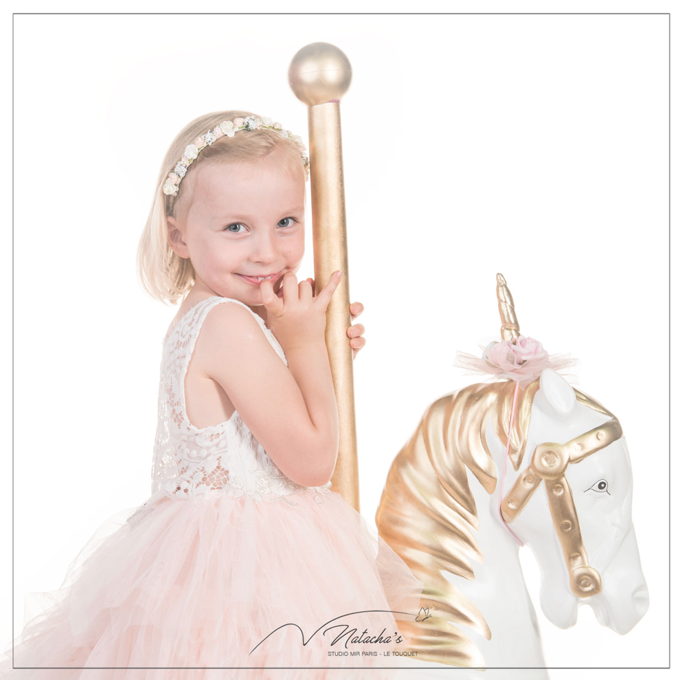 Shooting photos licorne pour enfant à Paris
