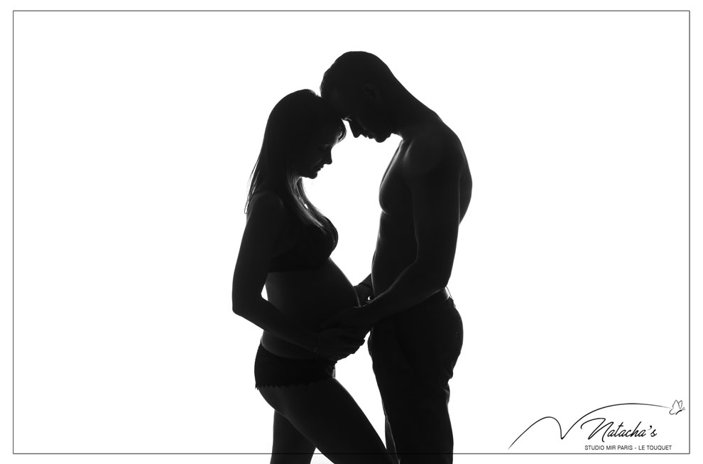 Photographe grossesse en couple dans le Val de Marne