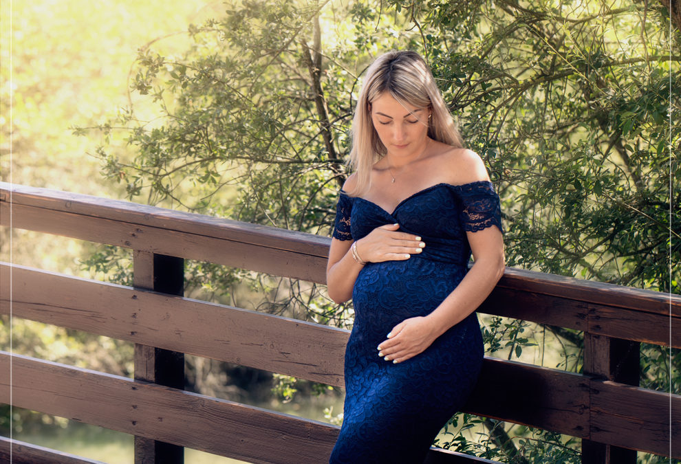 Shooting grossesse extérieur dans le Val de Marne