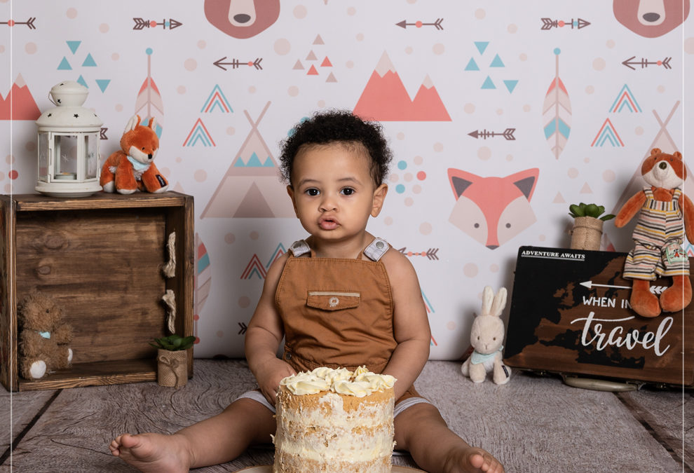 Photographe Smash the cake thème indien dans le Val de Marne
