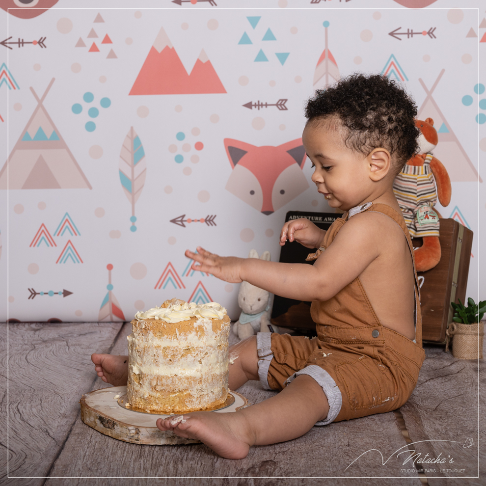 Photographe Smash the cake thème indien dans le Val de Marne