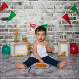 Shooting pasta party pour anniversaire 2 ans en région parisienne