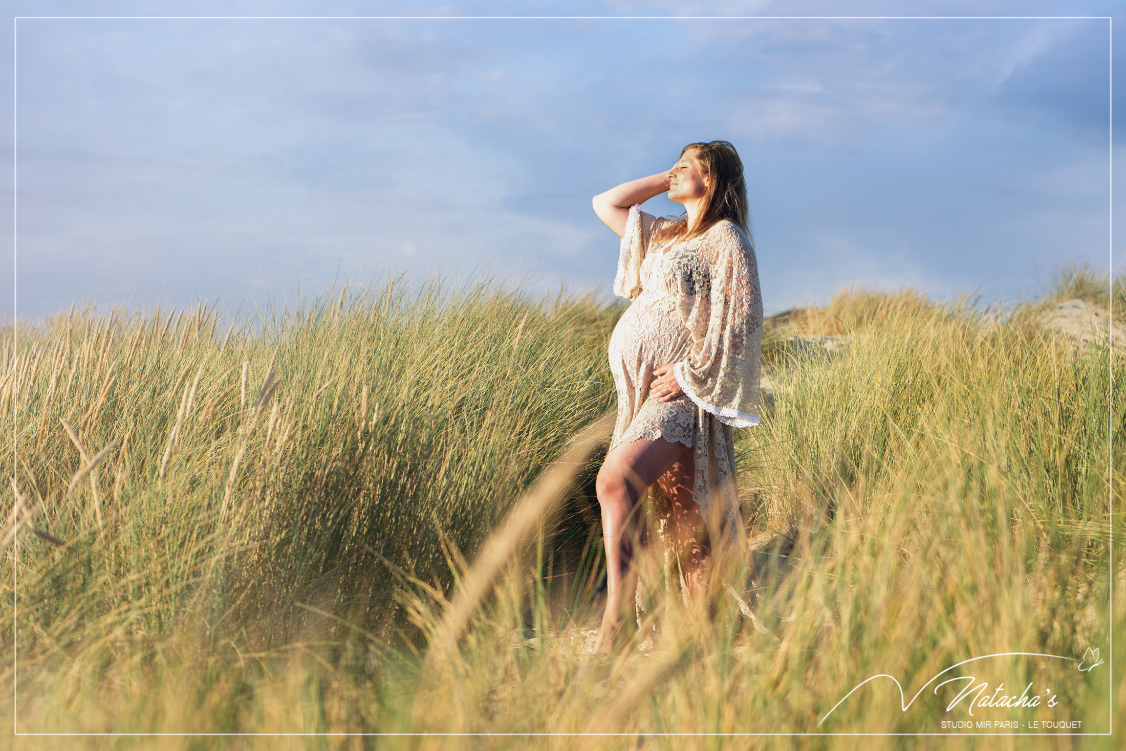 Photographe femme enceinte : séance photo grossesse au Touquet