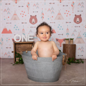 Photographe bébé : bain Smash The Cake dans le Val de Marne