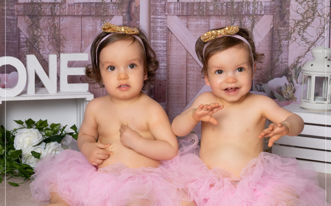 Séance photo Smash the Cake jumelles dans le Val de Marne