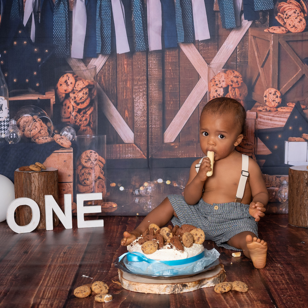 Smash-the-cake-cookies-val-de-Marne Séance photo Smash The Cake avec cookies dans le Val de Marne