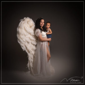 Séance Maman et moi avec ailes d'ange dans le Val de Marne