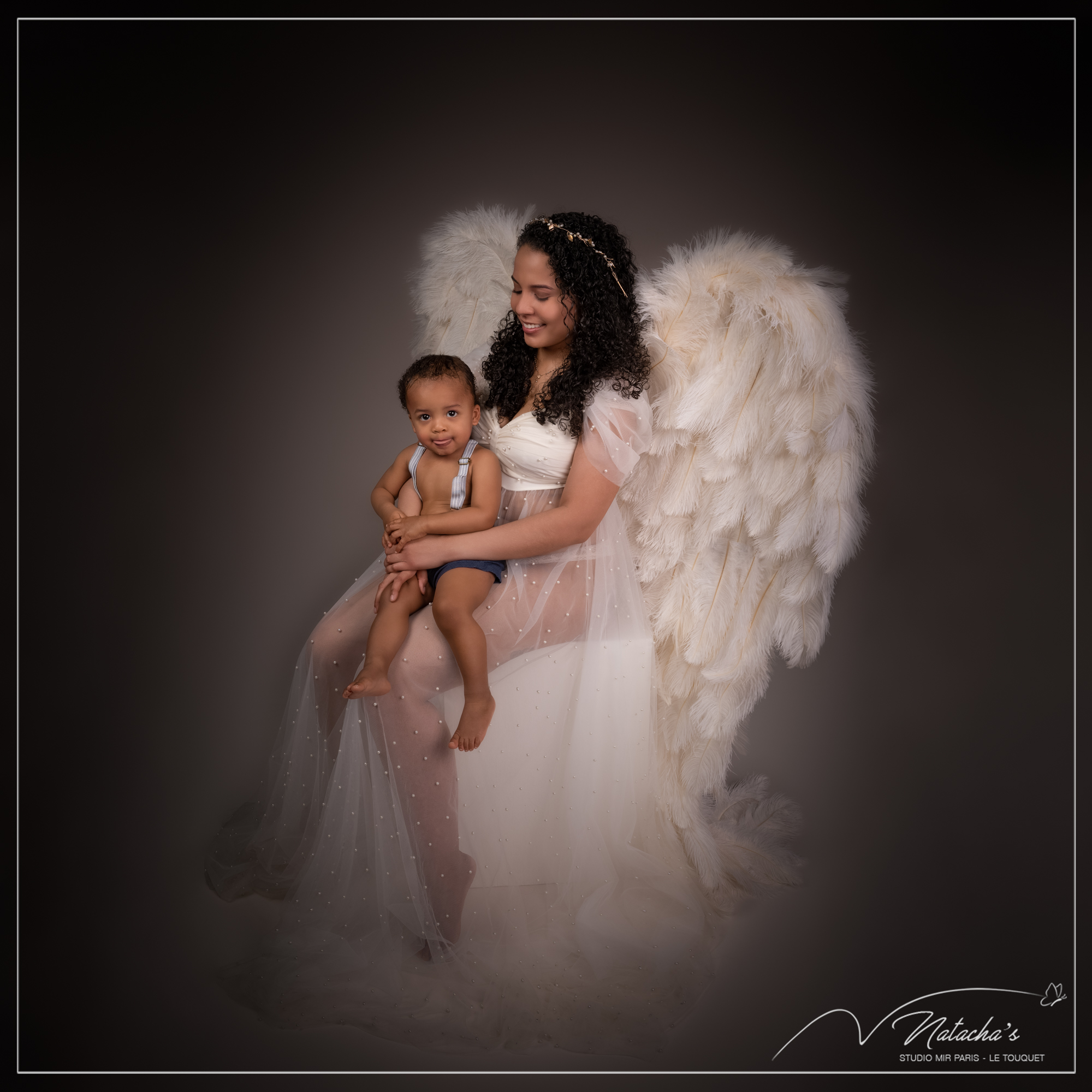 Séance Maman et moi avec ailes d'ange dans le Val de Marne