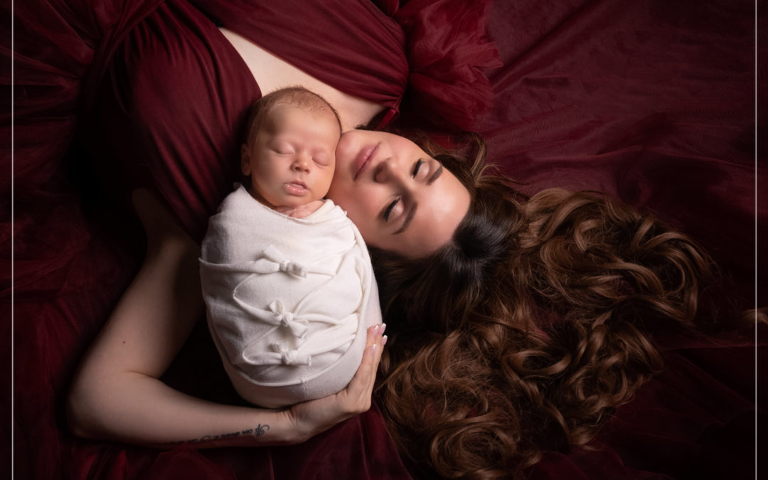 Shooting naissance avec robe de créateur dans le Val de Marne