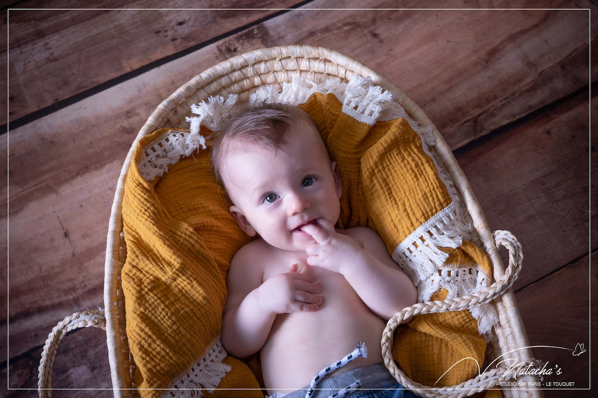 Séance photo bébé en studio Le Touquet